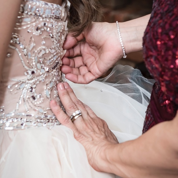 Mori Lee Vizcaya Ruffled Organza Ball Gown - Picture 6 of 8